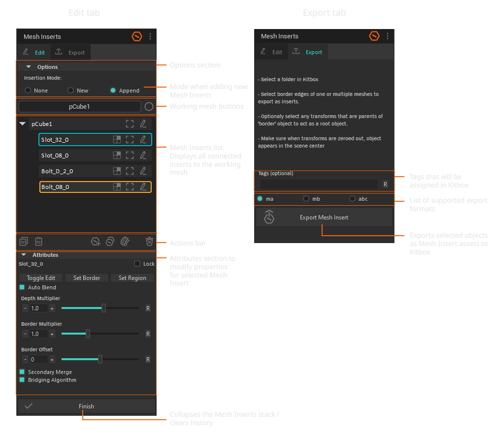 Mesh Inserts - BASHR Toolkit Documentation